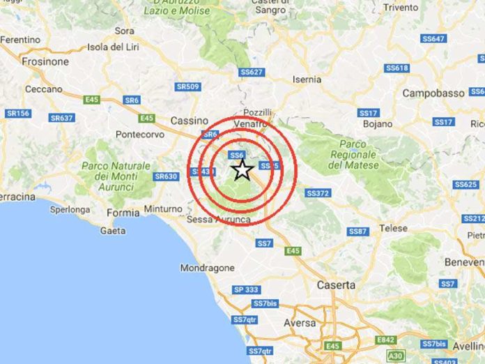 Terremoto In Tempo Reale, Scossa In Campania, Trema La Terra A Caserta ...