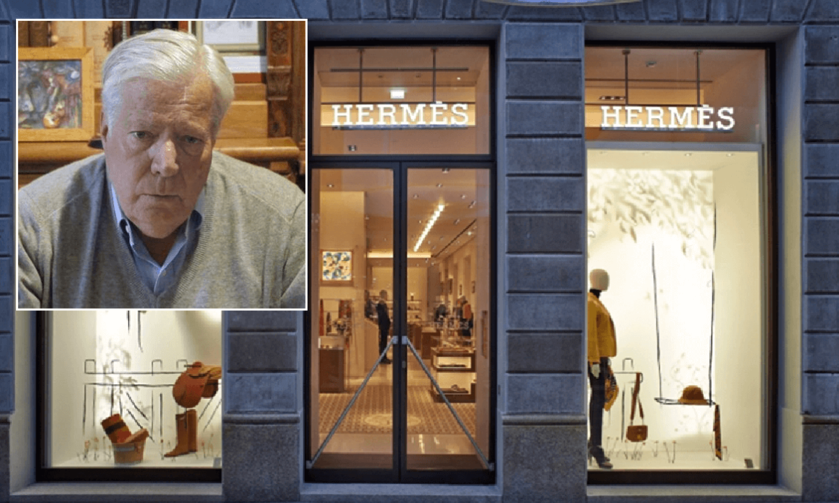 Nicolas Puech, discendente del fondatore di Hermès, intende lasciare i suoi beni, inclusa una quota significativa di Hermès, al suo domestico marocchino, scatenando una controversia legale.