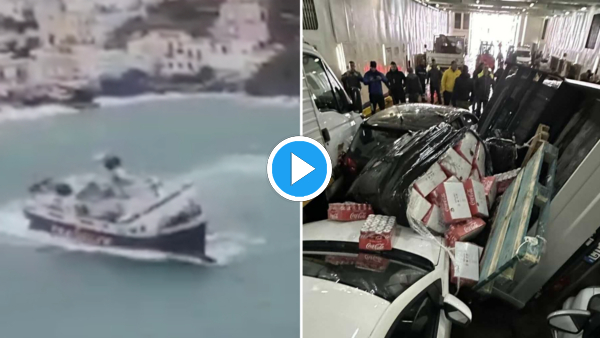 Un traghetto della Laziomar in arrivo a Ponza ha rischiato di ribaltarsi a causa del mare agitato, creando panico tra i passeggeri e causando danni nella stiva.