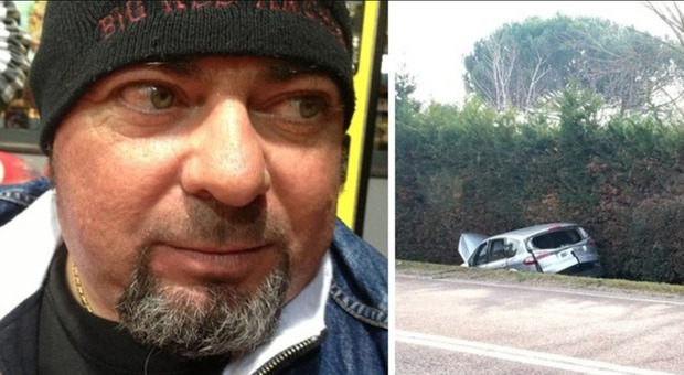Auto sbanda paurosamente e finisce in un fossato, muore a 58 anni Marco Zani, colto da un malore alla guida