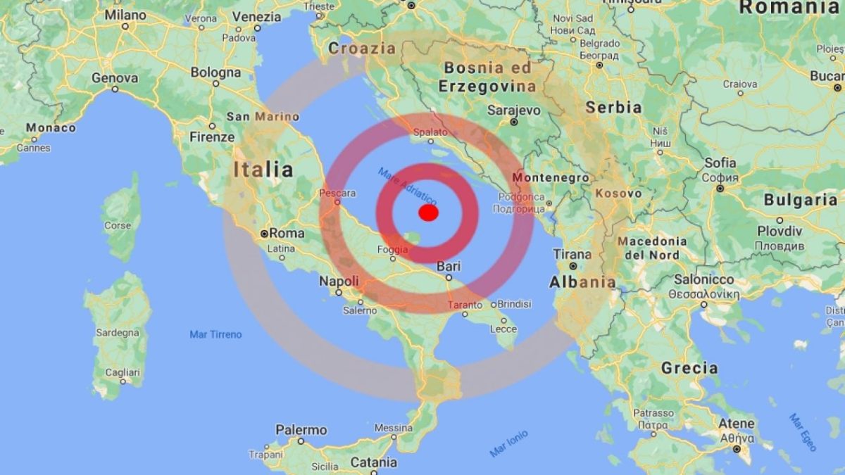 Un terremoto di magnitudo 4.7 scuote l'Adriatico Meridionale, provocando allarme ma nessun danno grave.