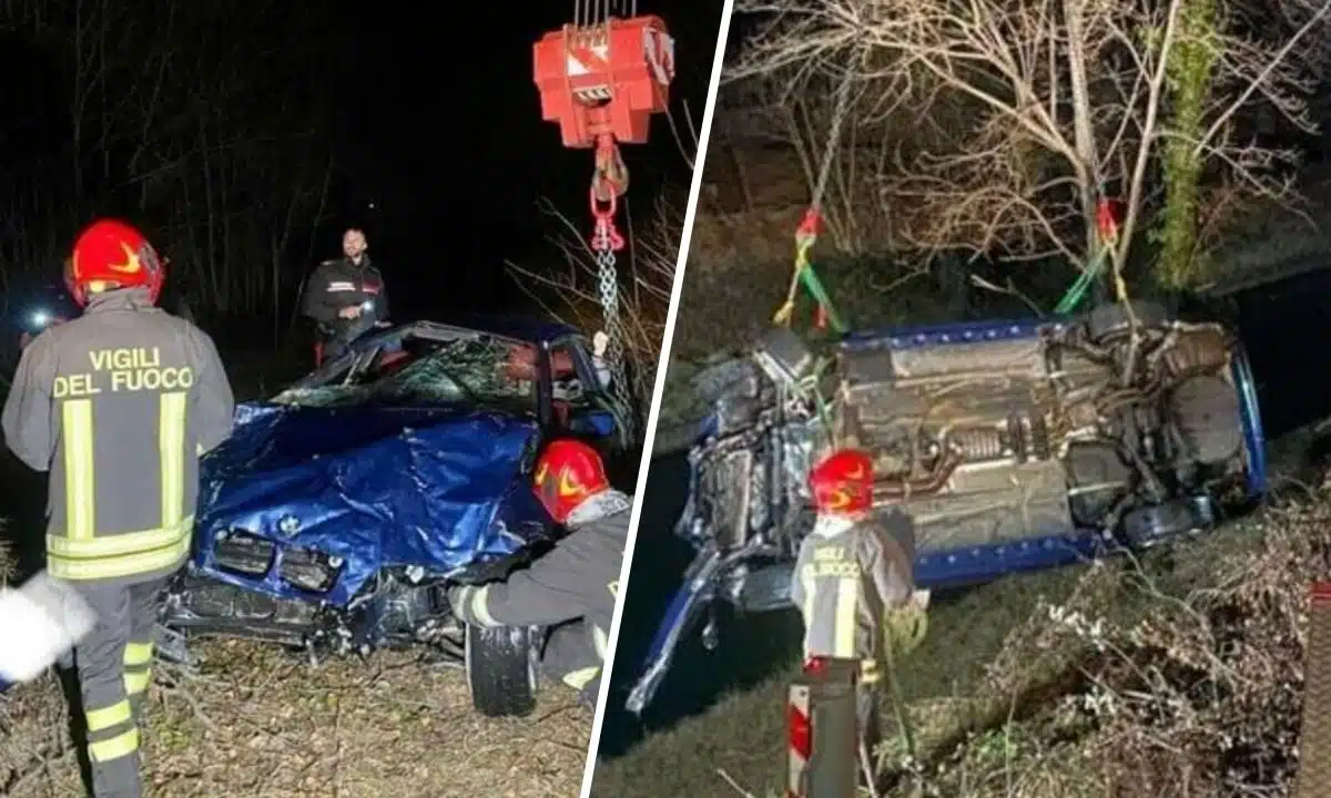 Tragico incidente a Gemona, Udine: un'auto precipita in un canale causando la morte di Matteo Pittana, ventenne. Sopravvissuti gli altri due passeggeri.