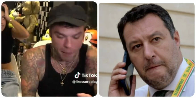 Matteo Salvini replica allo scherzo telefonico di Fedez durante una diretta Twitch