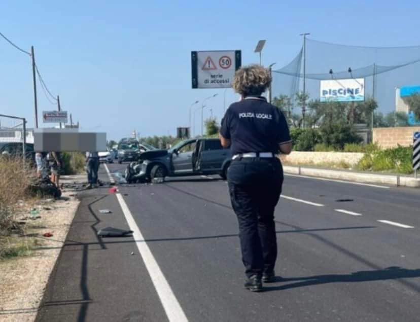 Pierfrancesco Tanzarella perde la vita in un drammatico scontro tra moto e auto a Valenzano, avvenuto in via Casamassima.