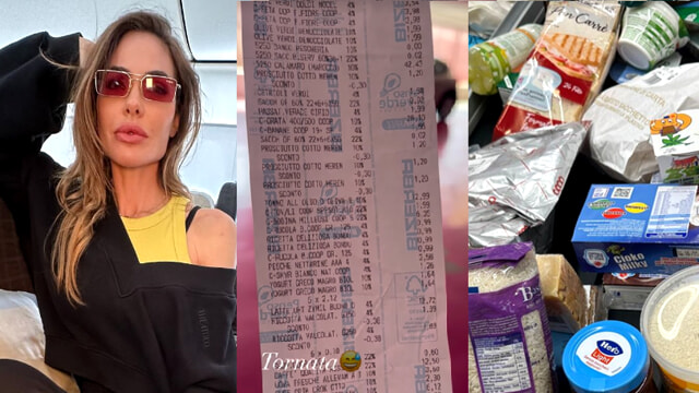 Ilary Blasi pubblica su Instagram la foto di uno scontrino lungo e dettagliato, mostrando una spesa di 600 euro al ritorno dalle vacanze. Tra cibo e prodotti per la cura del corpo, la conduttrice scherza: "Si vede che sono tornata?", suscitando curiosità tra i follower.