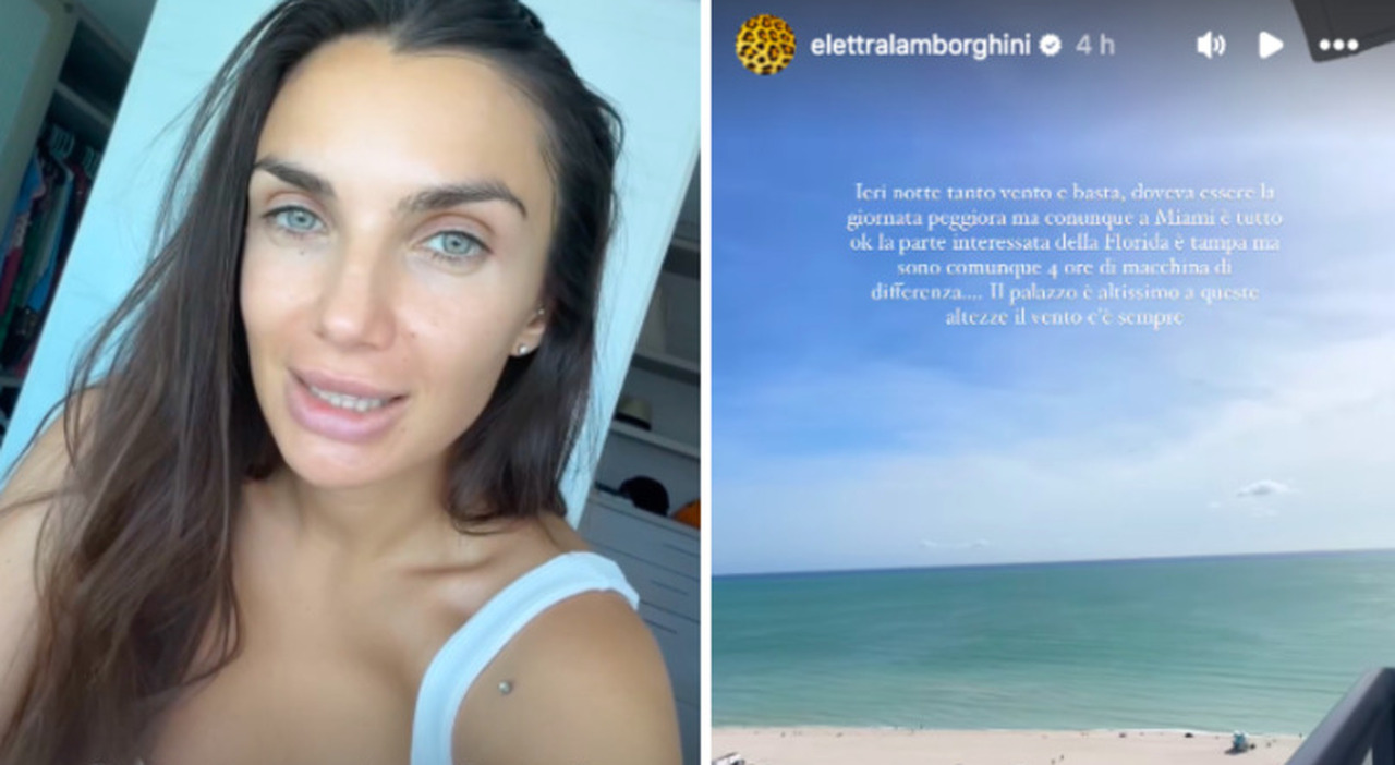 Elettra Lamborghini, che vive a Miami con il marito Afrojack, ha condiviso aggiornamenti sull'uragano Milton, confermando che la situazione nella città è sotto controllo.