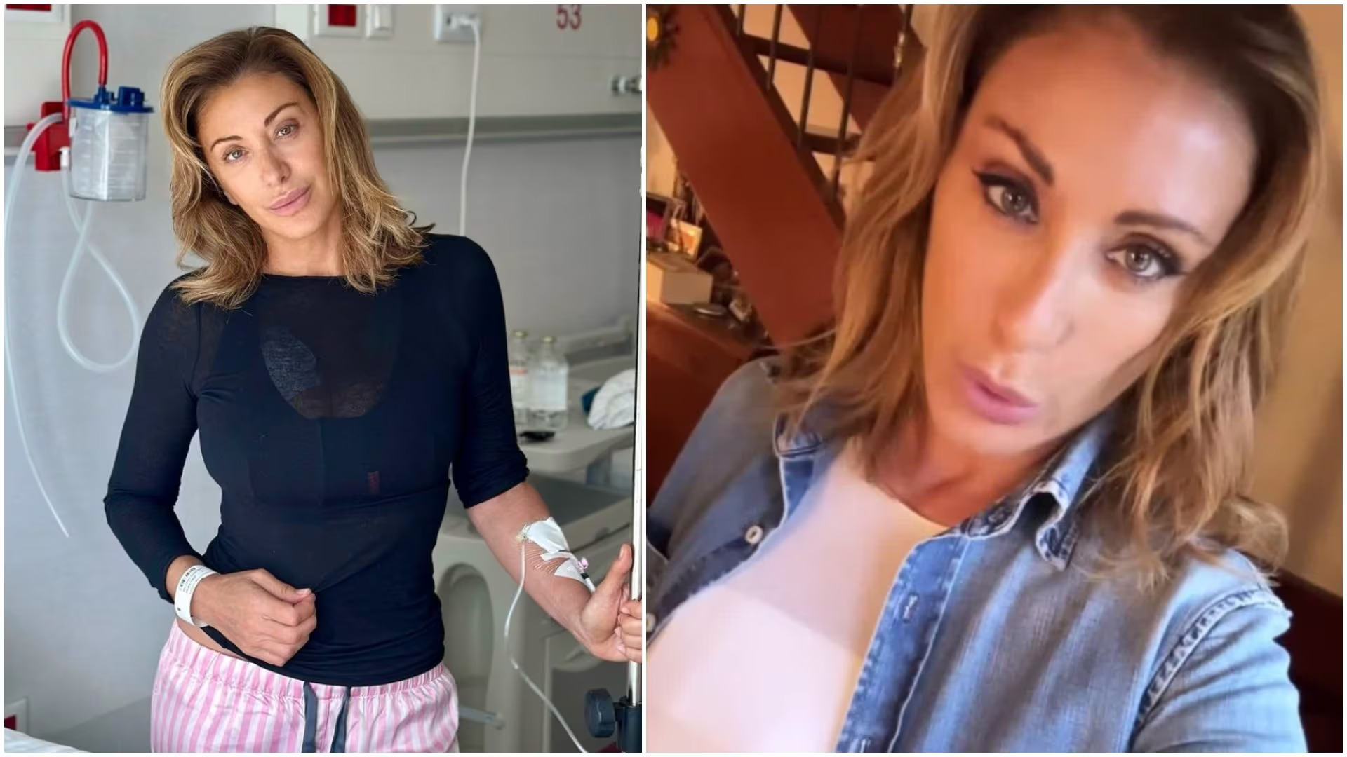 La showgirl Sabrina Salerno condivide sui social il suo percorso post-operatorio, iniziando la terapia ormonale e preparando 21 concerti in Francia.