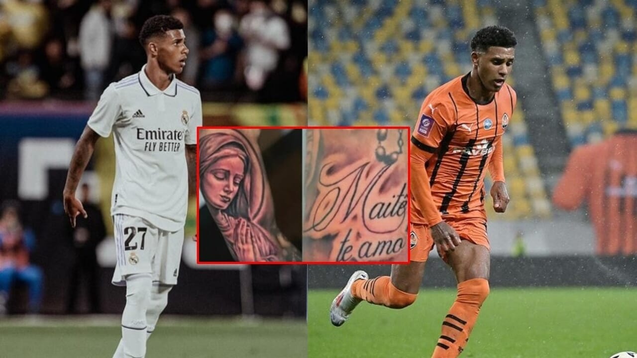 l calciatore brasiliano Vinicius Tobias, difensore dello Shakhtar Donetsk, ha scoperto di non essere il padre biologico della bimba per cui si era tatuato il nome, Maitê.