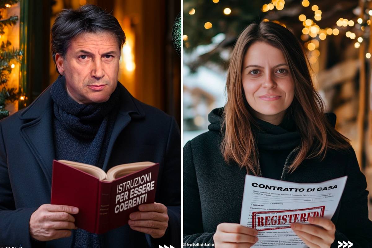 Il partito di Giorgia Meloni lancia una campagna social ironica per Natale, regalando simboli e libri agli avversari politici. Ecco i dettagli.