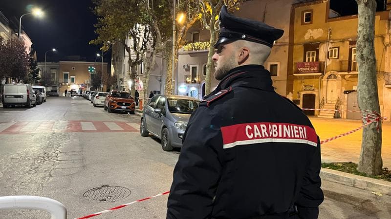 Un ragazzo di 19 anni, Gabriele Decicco, è stato freddato con una decina di colpi di pistola in piazza Aldo Moro, a Sannicandro di Bari. Indagini in corso.