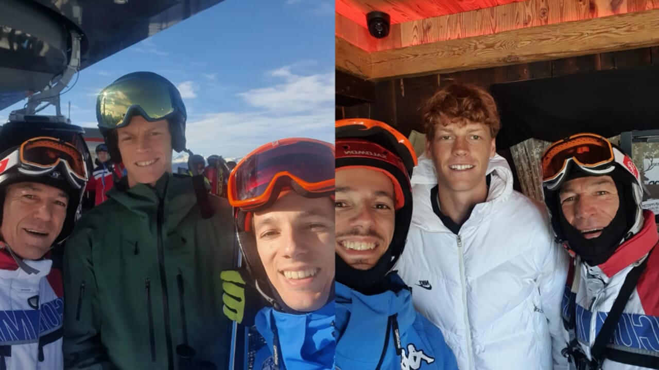 Un giovane fan e suo padre, originari di Bari, incontrano per due Natali consecutivi Jannik Sinner in montagna. La foto insieme diventa virale.