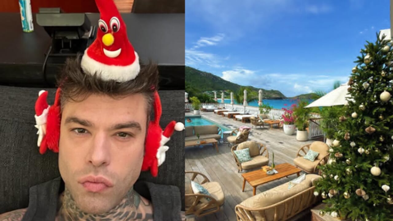 Il rapper trascorre le festività in solitudine a Saint Barth, condividendo una strofa che racconta il dolore di un amore finito.