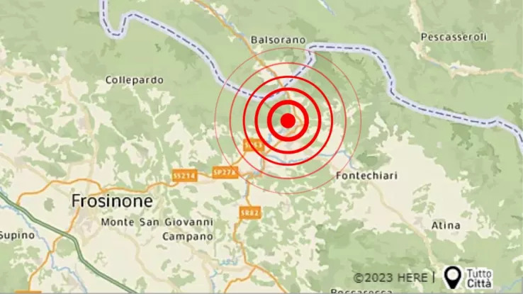 Due lievi scosse di terremoto hanno interessato la zona di Sora nord, in Ciociaria, il giorno di Natale. Nessun danno segnalato.