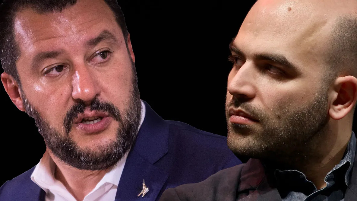 Salvini attacca Saviano, “Questo si vede che si alza la mattina incazzato con sé stesso”